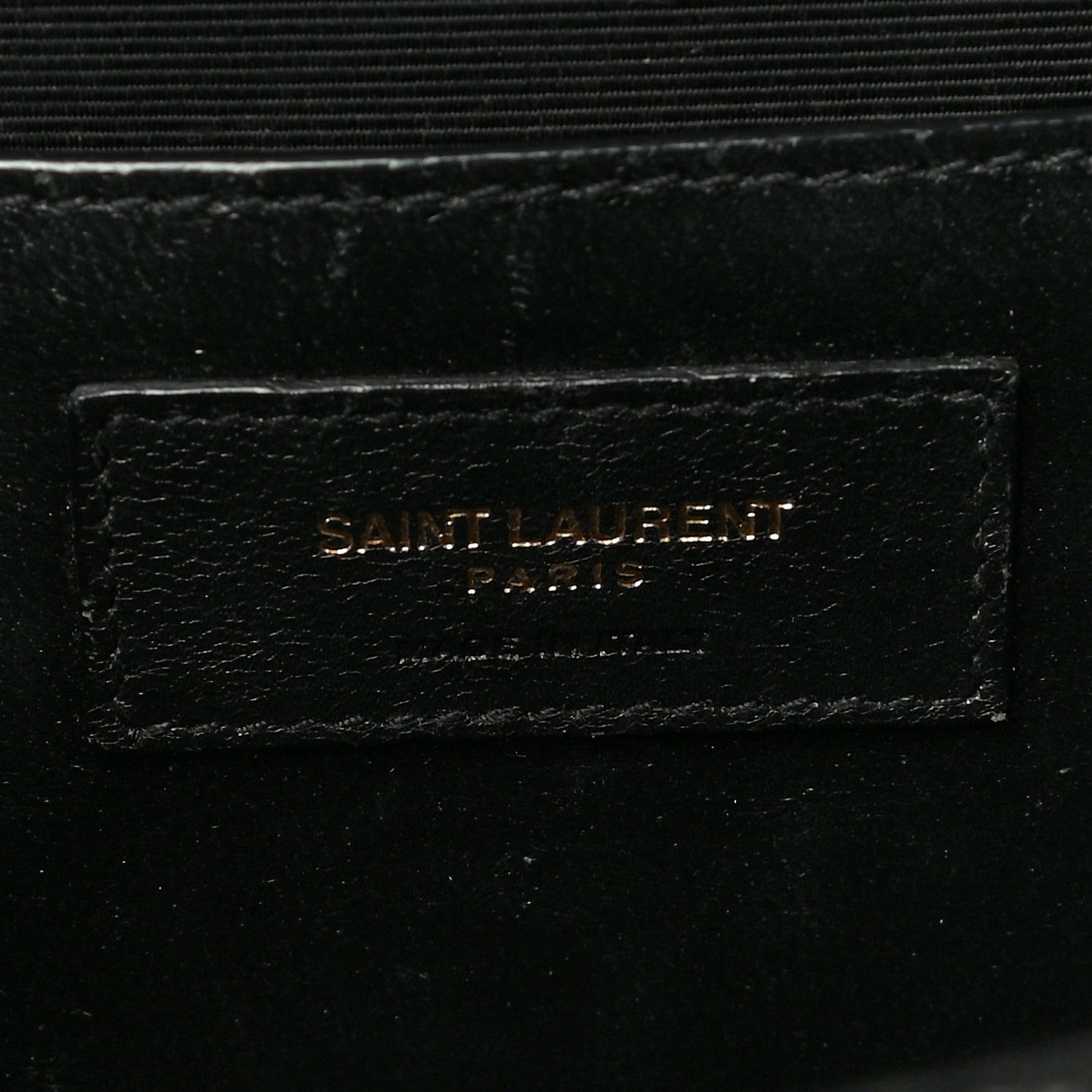 Saint Laurent Grain De Poudre Textured Mixed Matelasse Triquilt Medium Monogram Satchel Black 6 of 16
