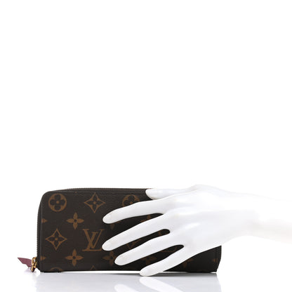 Louis Vuitton Monogram Clemence Wallet Fuchsia 2 of 8