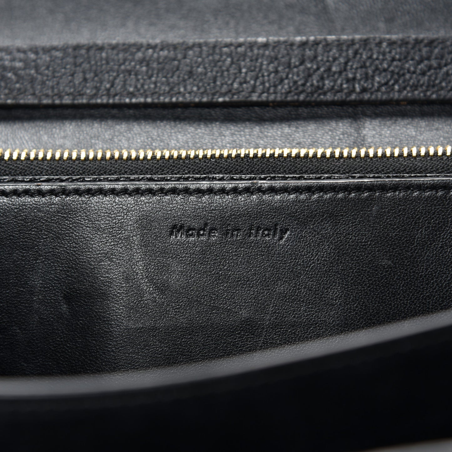 Goatskin Medium Classic Box Flap Bag Black