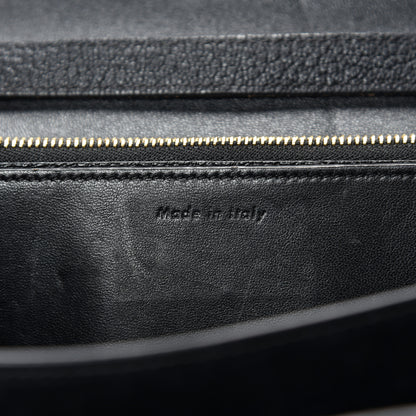 Celine Goatskin Medium Classic Box Flap Bag Black 10 of 12