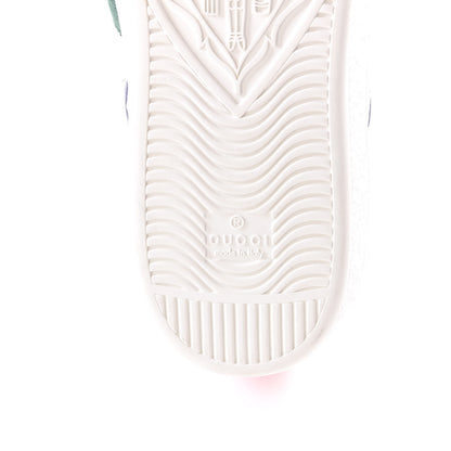 Gucci Calfskin Ayers Web Star Embroidered Mens Ace Sneakers 10.5 White Multi 6 of 8