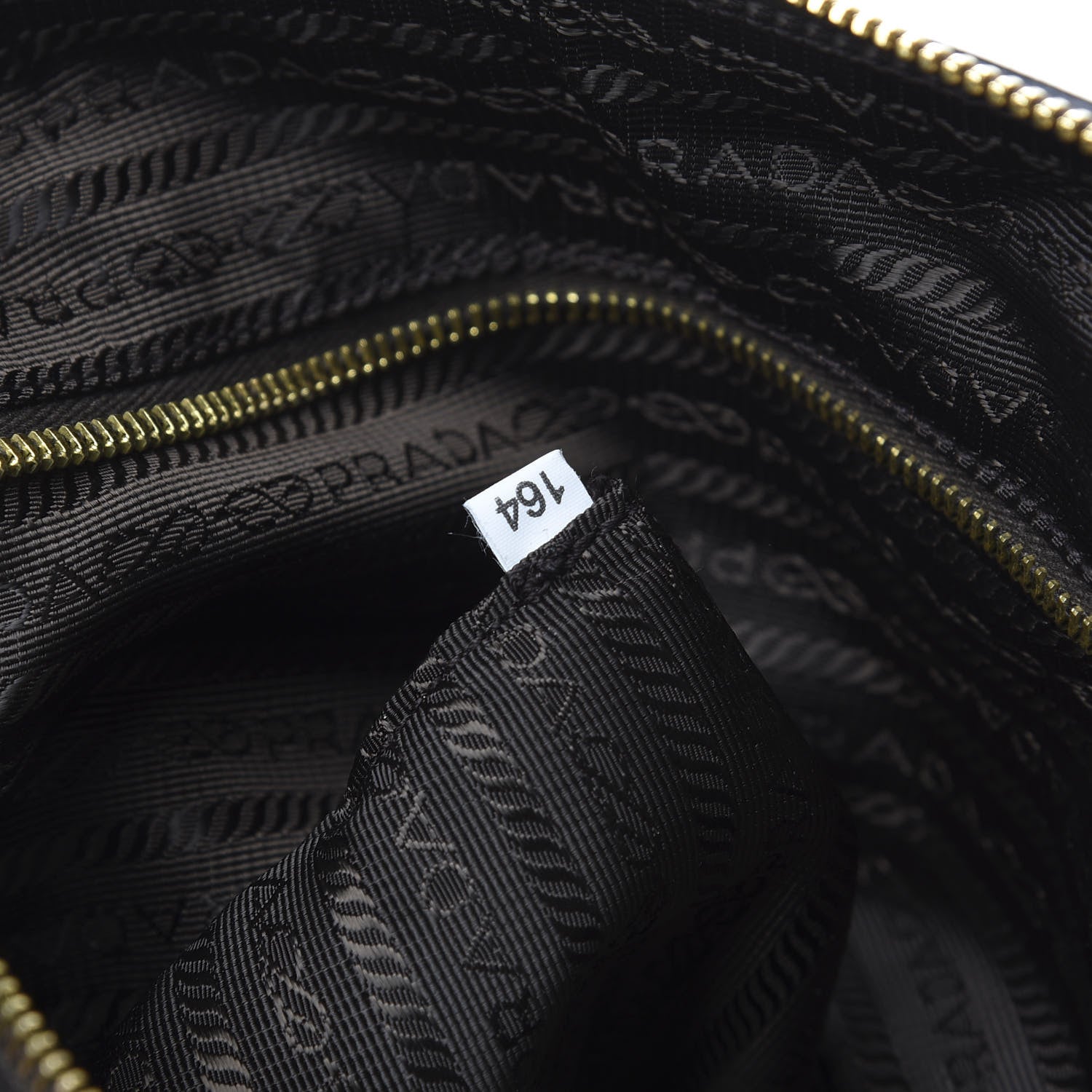 Prada Tessuto Nylon Saffiano Jacquard Logo Tote Grey 9 of 14