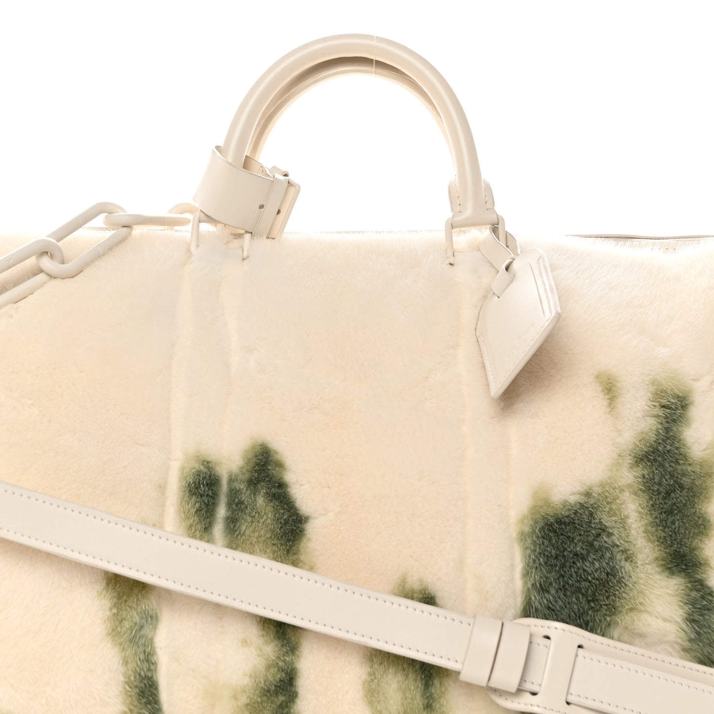 Mink Keepall Bandouliere 50 Vison White