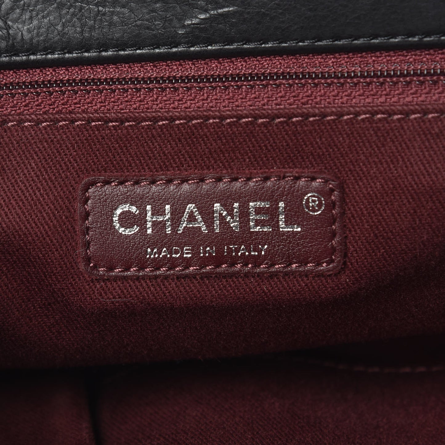 Calfskin Quilted Large Istanbul Flap Black