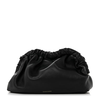 Mansur Gavriel Lambskin Cloud Clutch Black Flamma 1 of 7