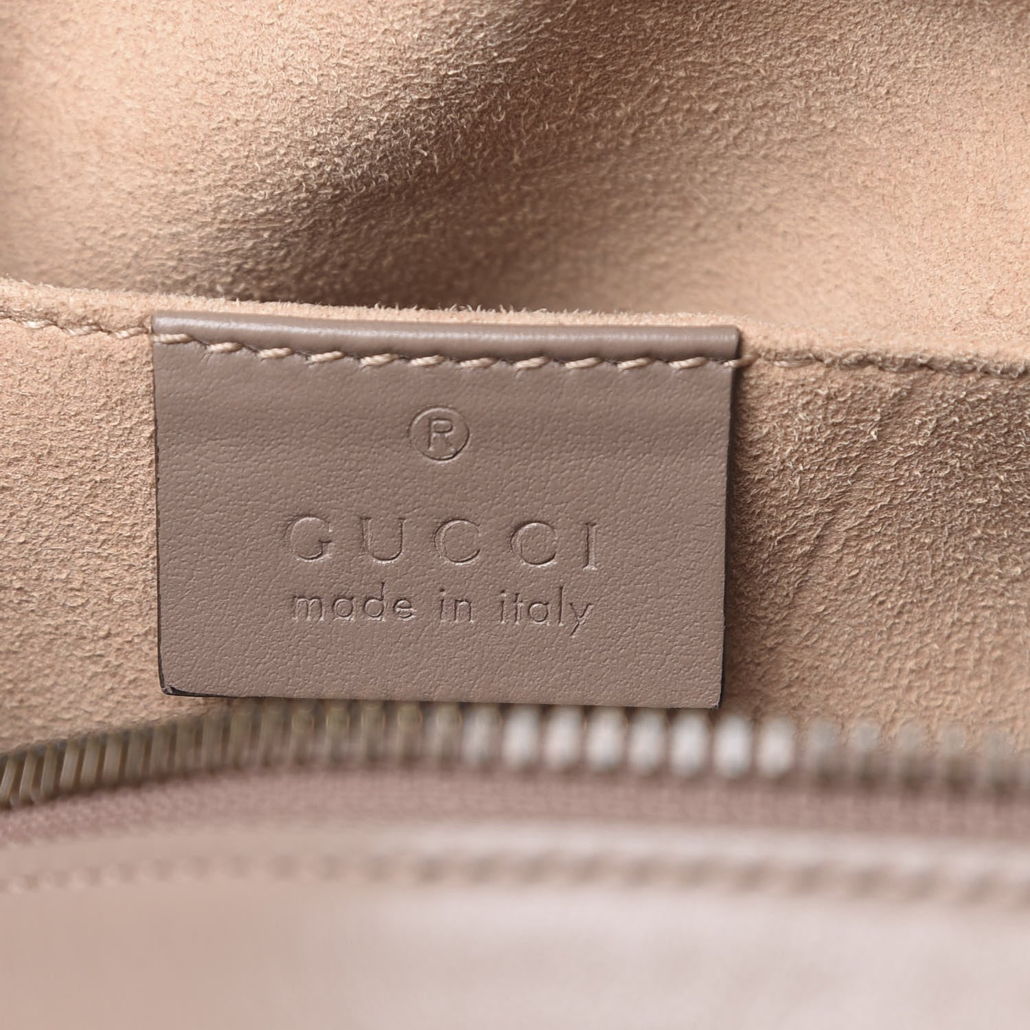 Gucci Calfskin Matelasse Small GG Marmont Chain Shoulder Bag Porcelain Rose 6 of 11