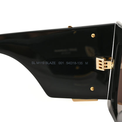Saint Laurent Acetate Blaze Sunglasses SL M119 Black 7 of 8