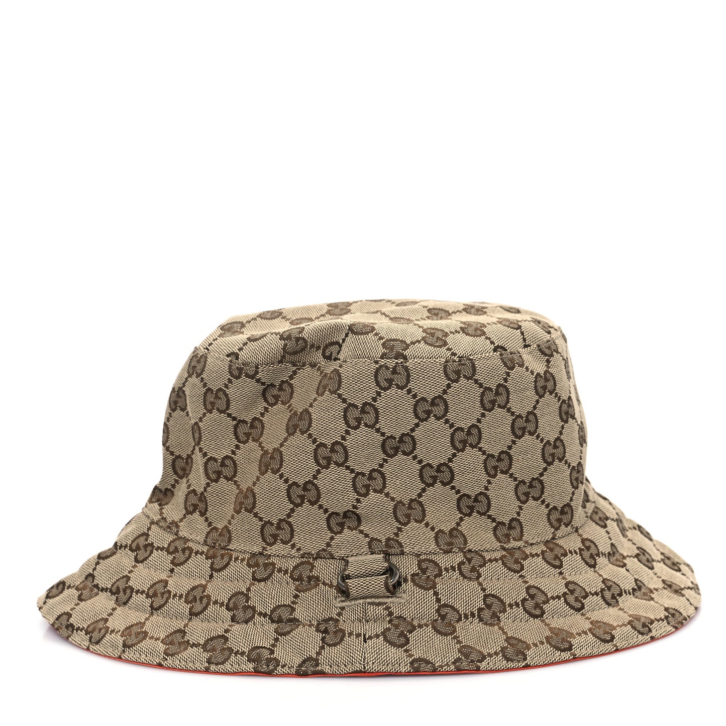X NORTH FACE Canvas GG Monogram Reversible Hat S Beige Deep Orange