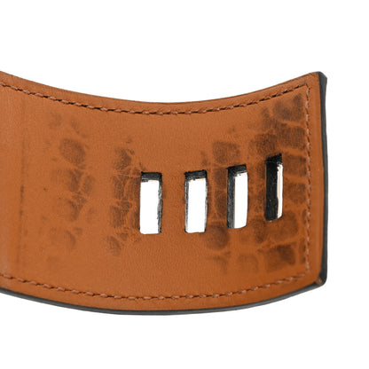 Hermes Matte Alligator Collier De Chien CDC Bracelet S Black 7 of 7