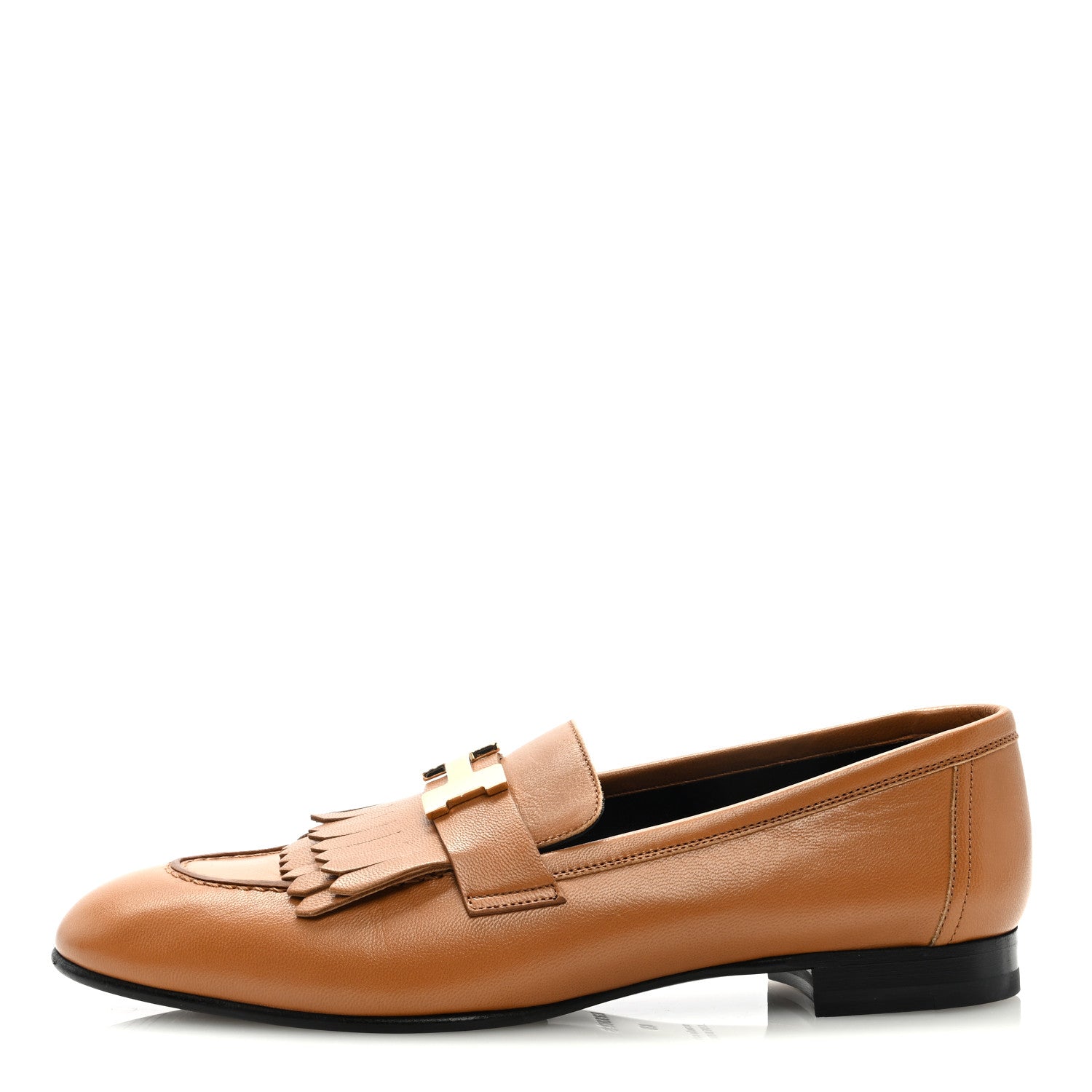 Hermes Goatskin Womens Royal Loafers 40 1 of 9