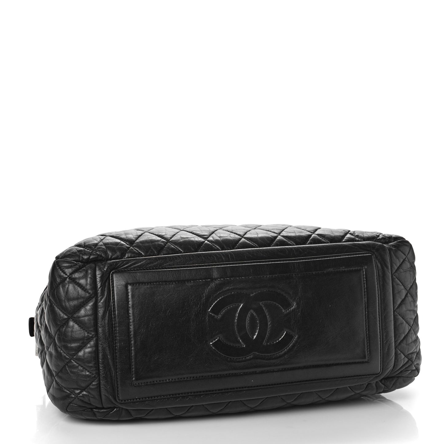 Lambskin Coco Cocoon Bowler Black