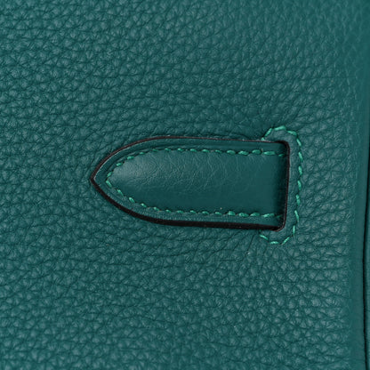 Hermes Togo Birkin 35 Malachite 12 of 34