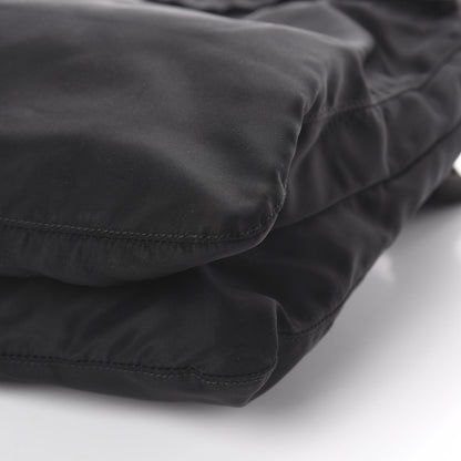 Prada Nylon Flat Messenger Bag Black 7 of 9