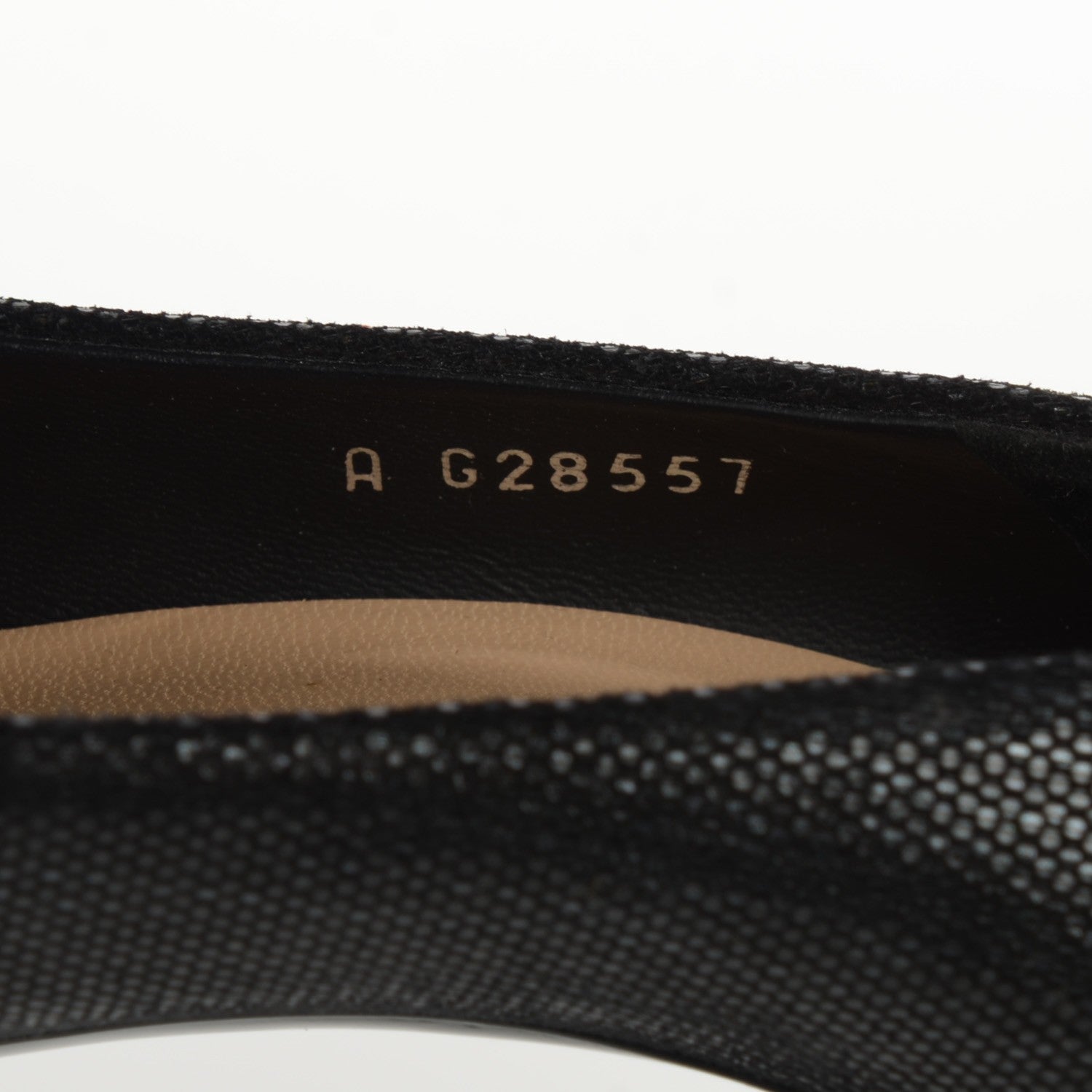 Chanel Iridescent Fabric Patent CC Patent Cap Toe Pumps 37.5 Black 8 of 8