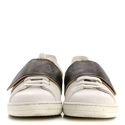 Louis Vuitton Calfskin Monogram Frontrow Sneaker 36 White 3 of 13