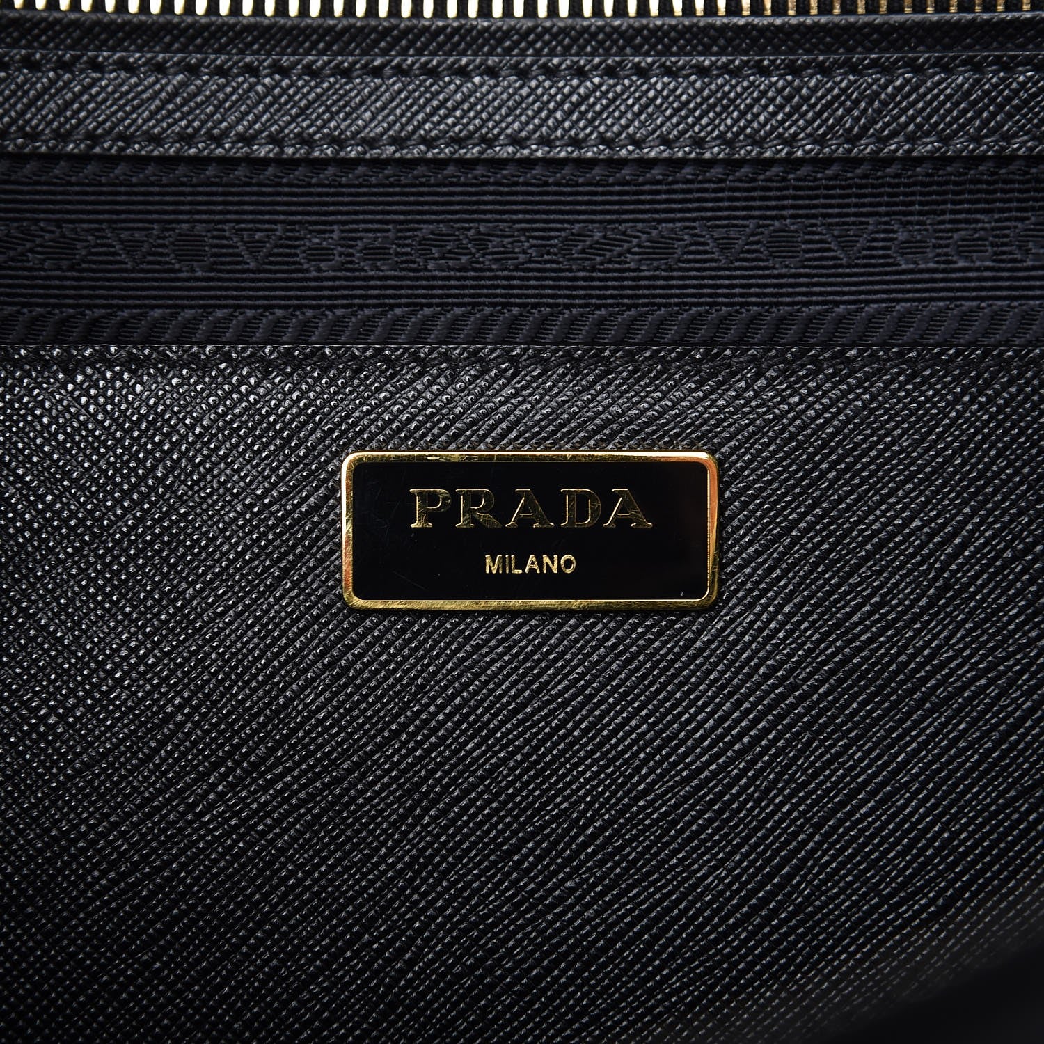Prada Saffiano Large Galleria Double Zip Tote Black 7 of 8