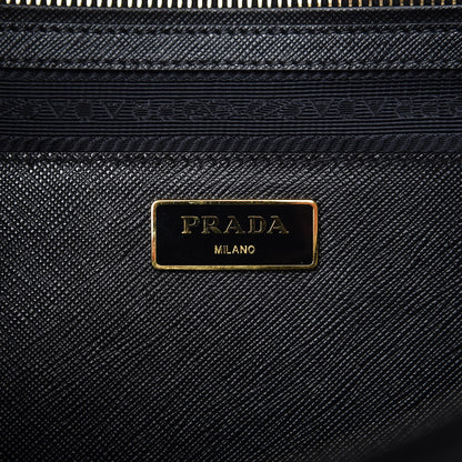 Prada Saffiano Large Galleria Double Zip Tote Black 7 of 8