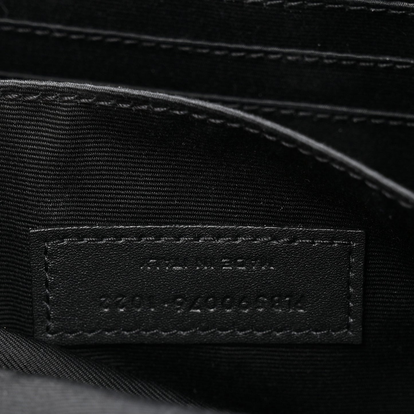 Canvas Monogram Belt Bag Black