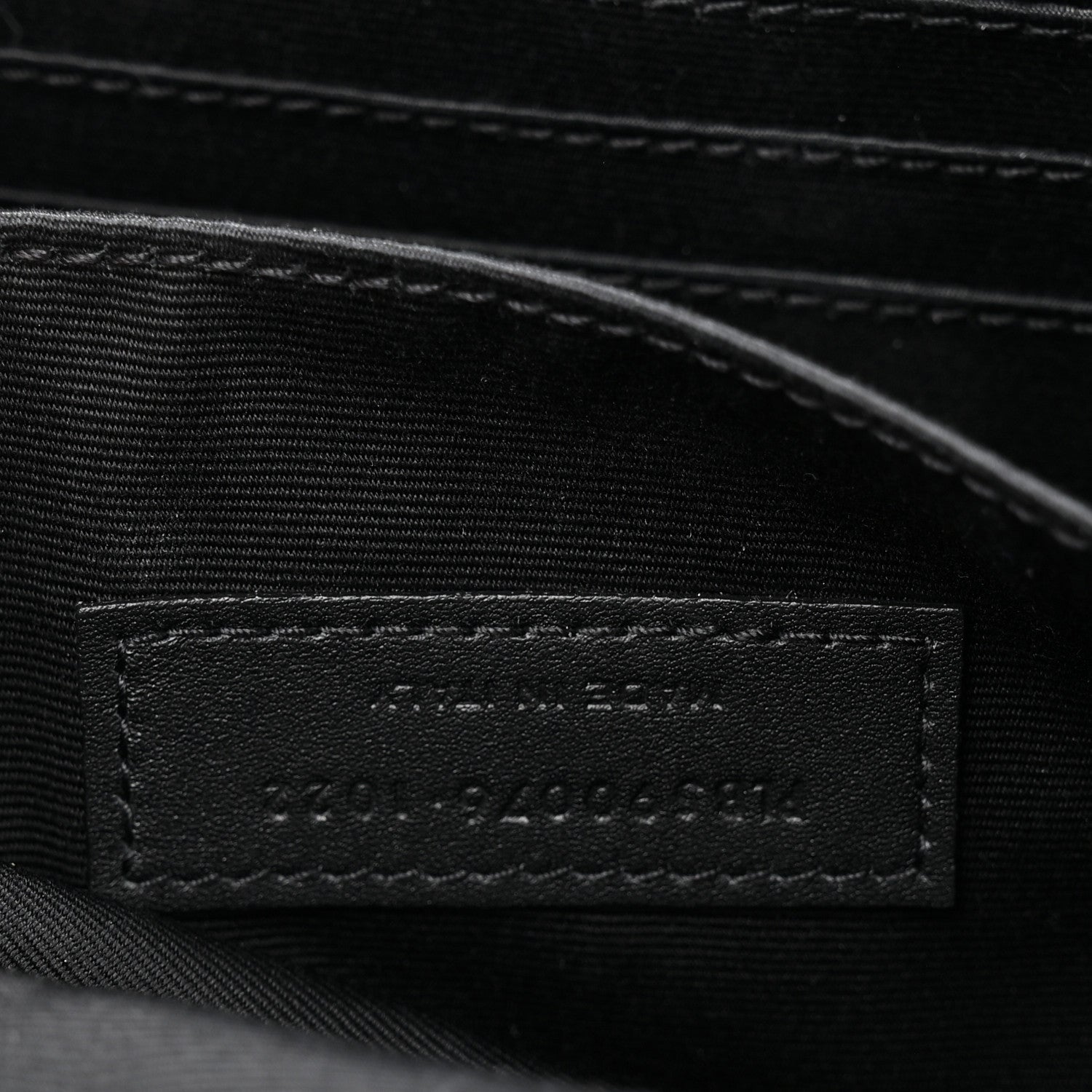 Saint Laurent Canvas Monogram Belt Bag Black 7 of 10