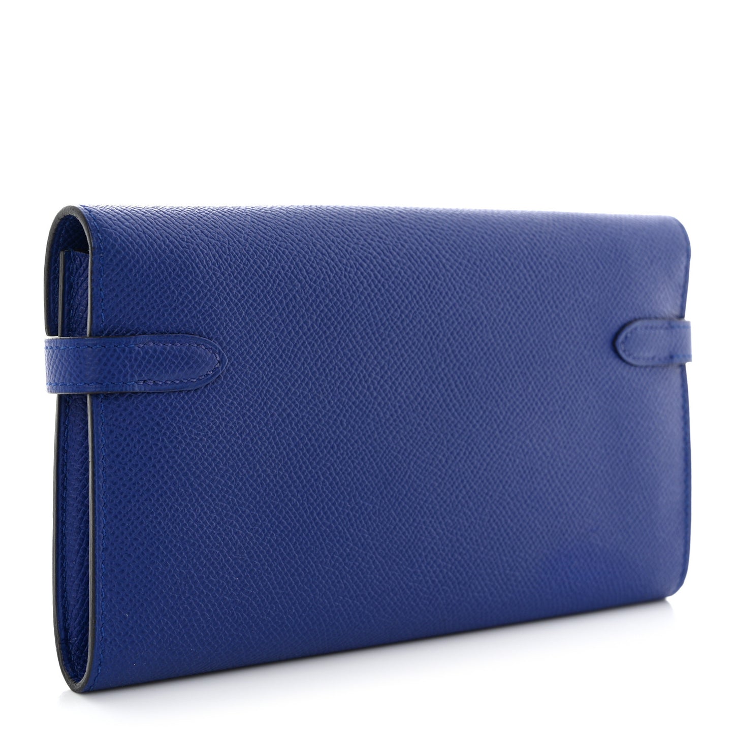 Epsom Kelly Longue Wallet Bleu Electrique