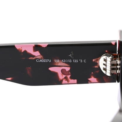 Celine Acetate Triomphe Sunglasses CL40227U Pink Havana 6 of 6