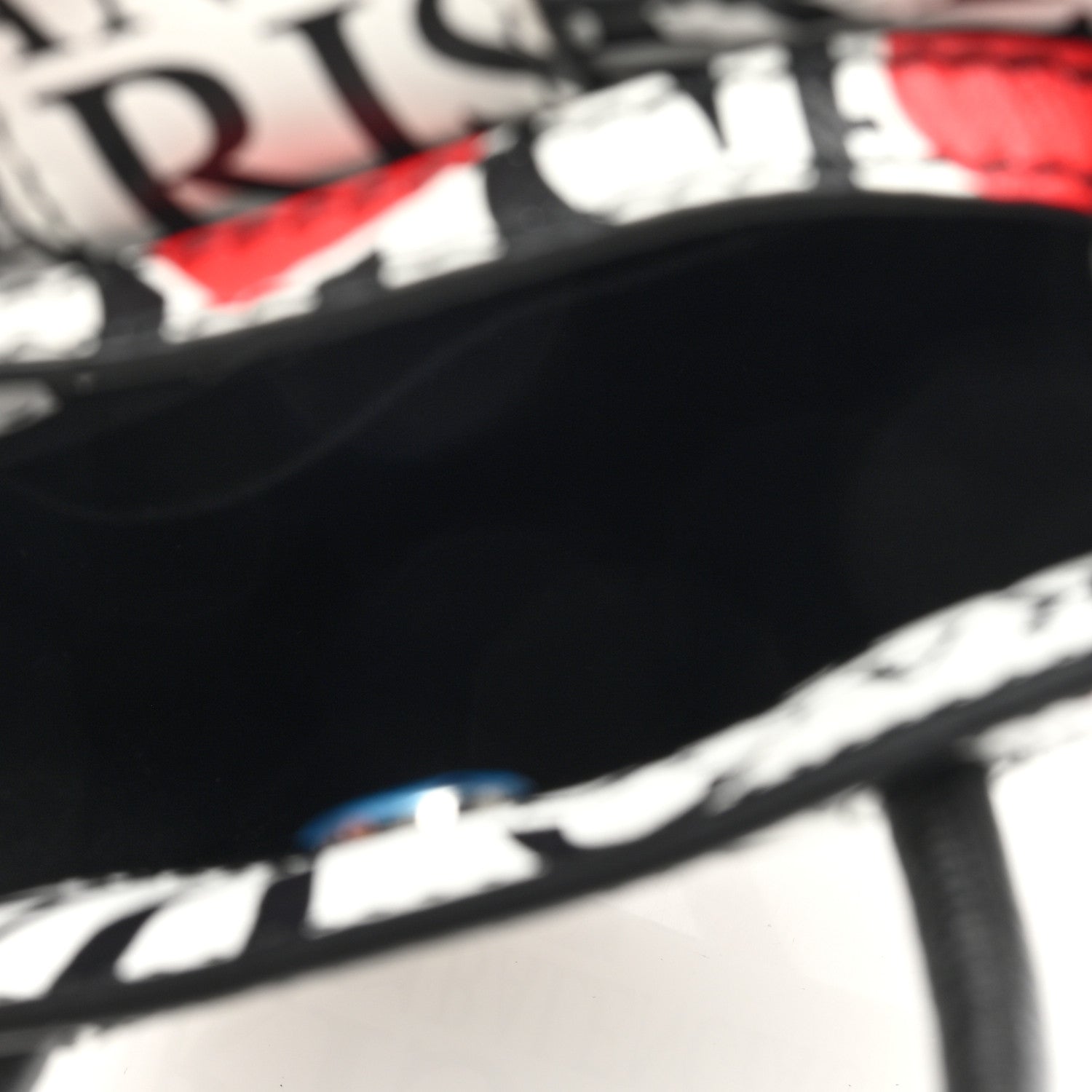 Balenciaga Calfskin Bonjour Paris Print Shopping Phone Holder Bag Paris Bonjour 5 of 9