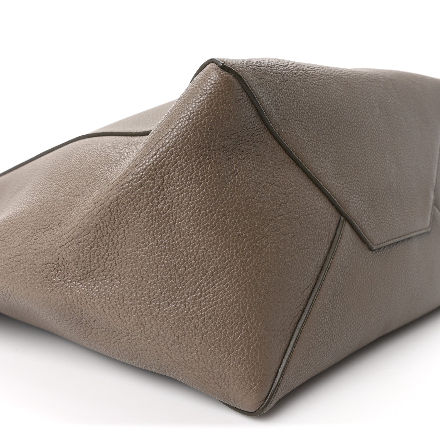 Celine Soft Grained Calfskin Small Belt Cabas Phantom Taupe 8 of 9