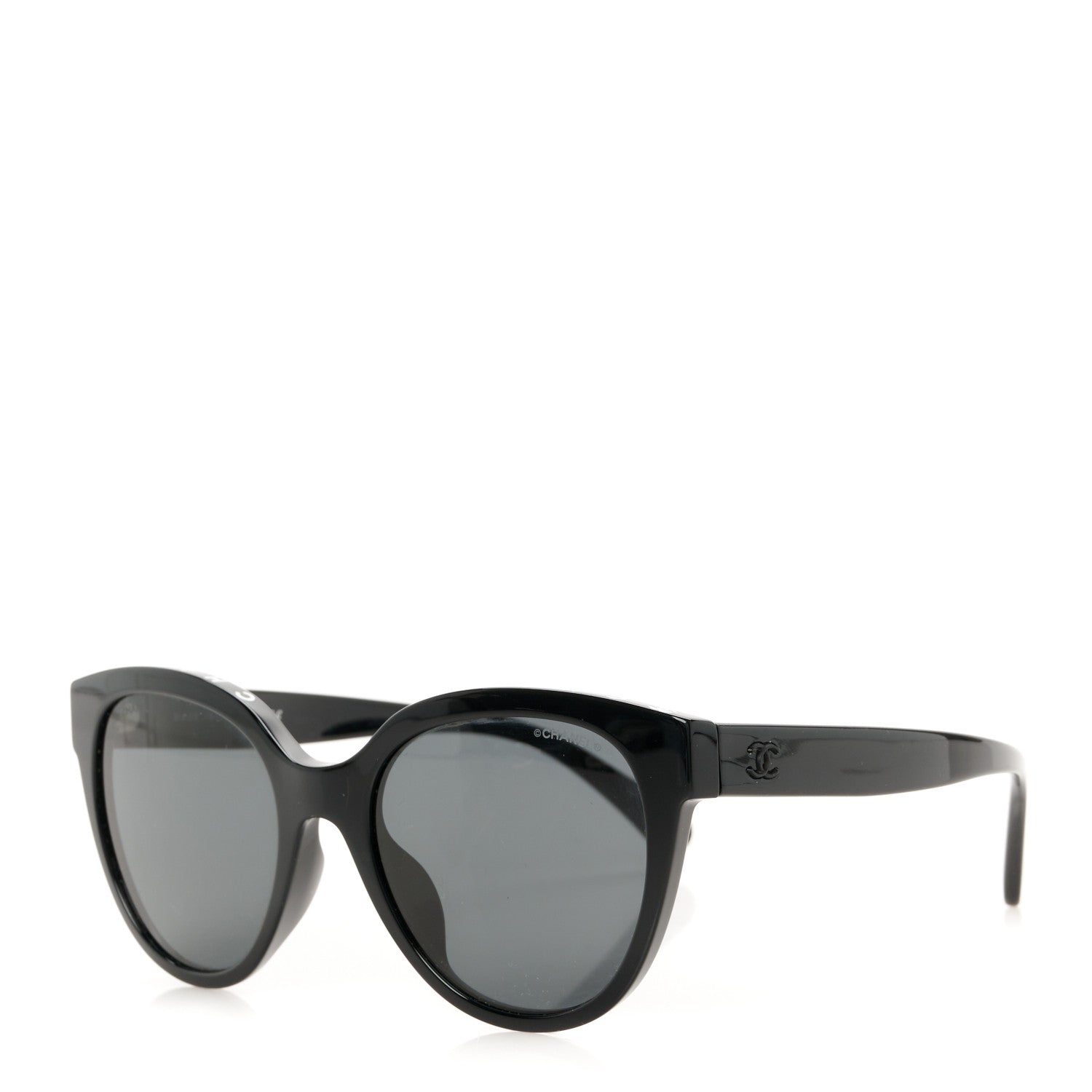 Chanel Acetate CC Butterfly Sunglasses 5414-A Black 1 of 9
