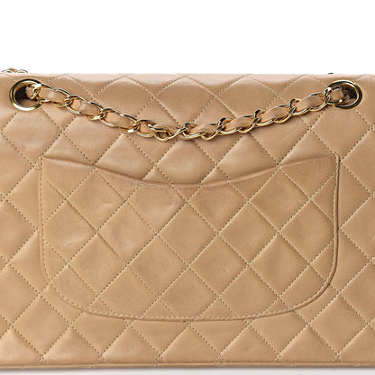 Chanel Lambskin Quilted Medium Double Flap Beige 11 of 16