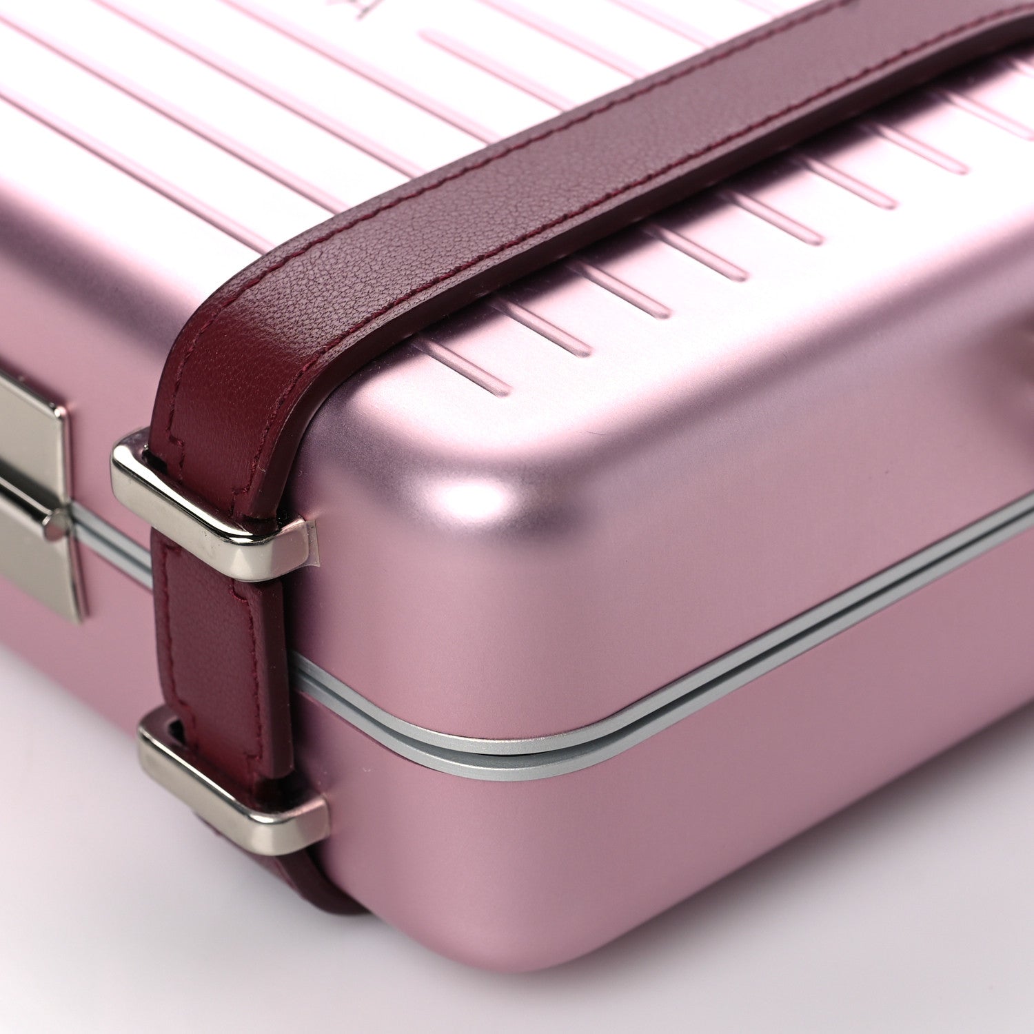 Christian Dior X RIMOWA Aluminum Personal Clutch On Strap Rose 10 of 10