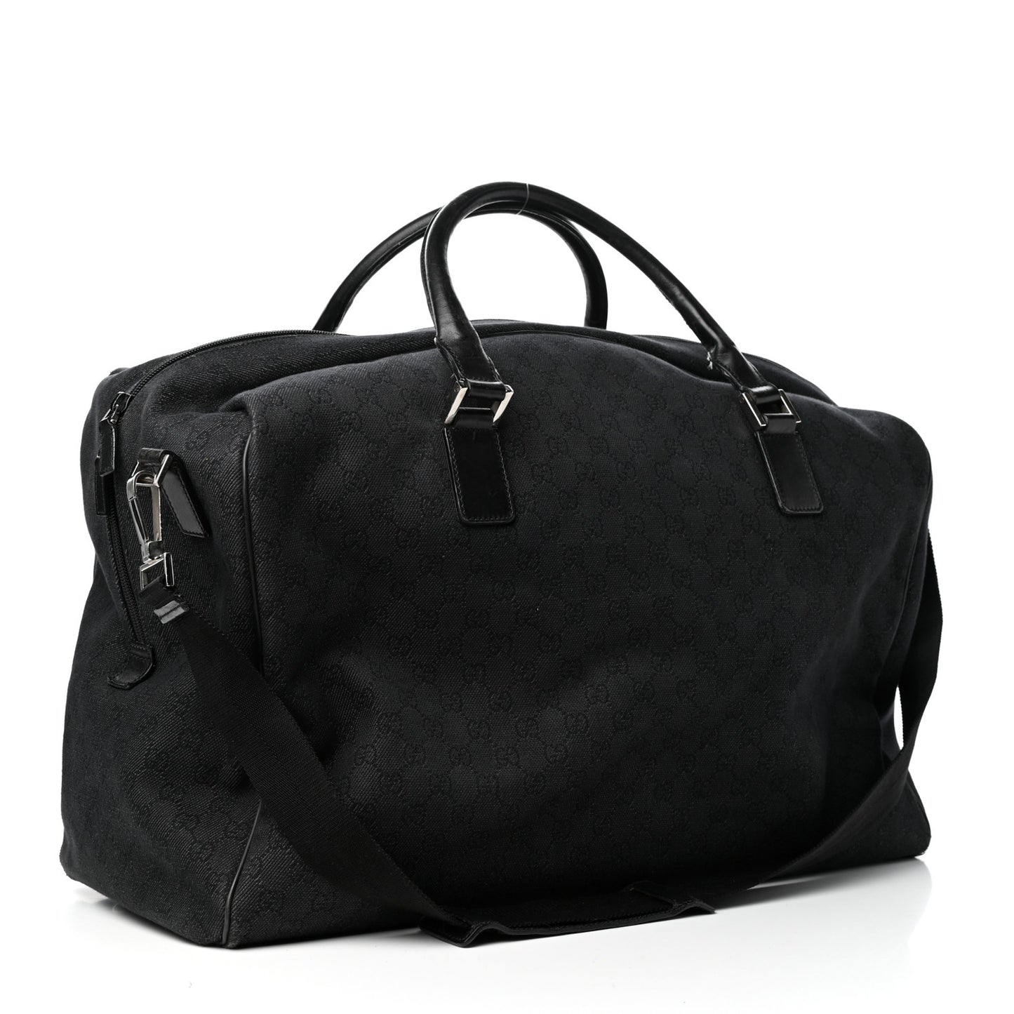 Denim Monogram Large Duffle Black