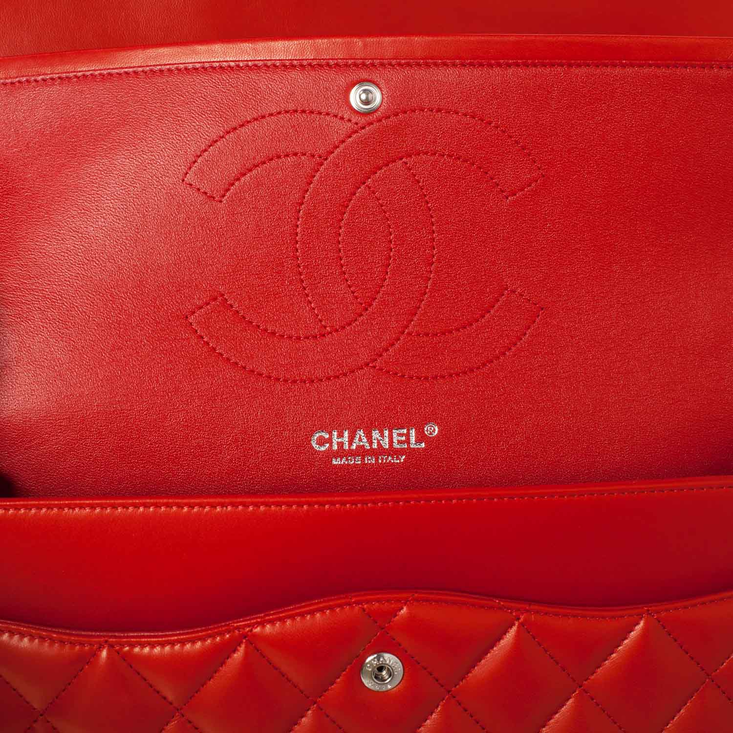 Chanel Lambskin Jumbo Double Flap Red 6 of 10