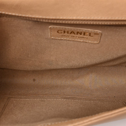 Chanel Caviar Quilted New Medium Boy Flap Camel 5 of 8