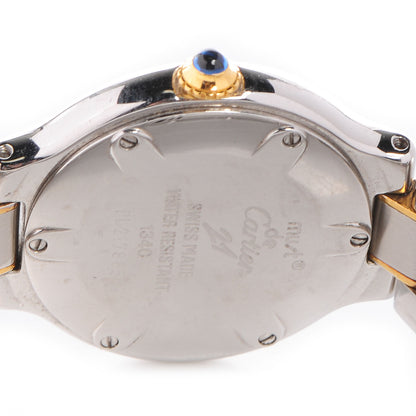 Cartier Stainless Steel 18K Yellow Gold 28mm Must De 21 Quartz Watch 4 of 6
