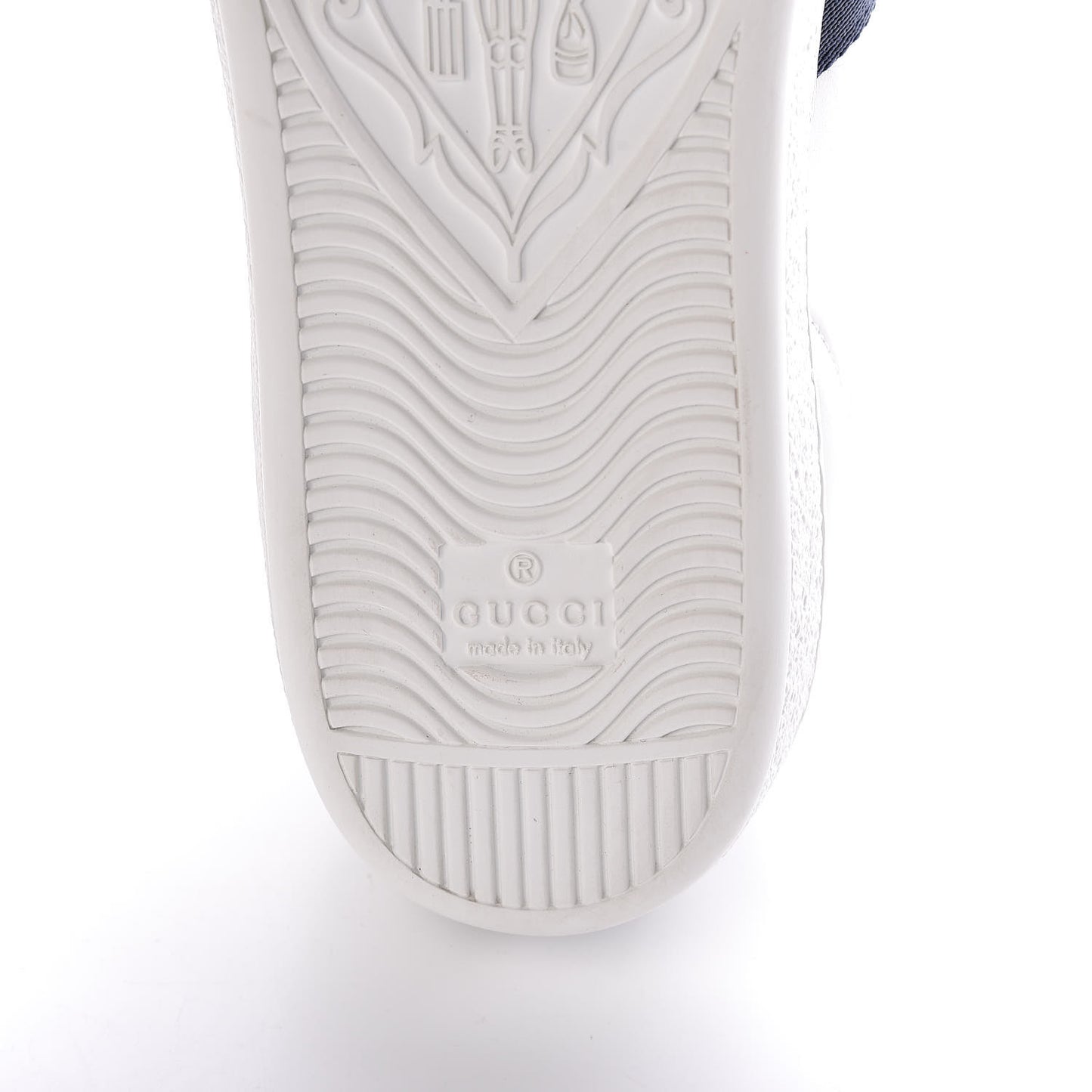 Calfskin Sequins Web Game Logo Womens Ace Sneakers 39.5 White