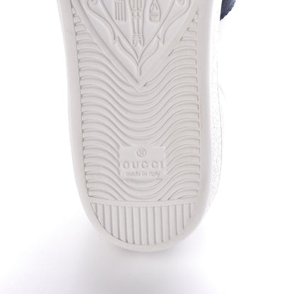 Gucci Calfskin Sequins Web Game Logo Womens Ace Sneakers 39.5 White 6 of 8
