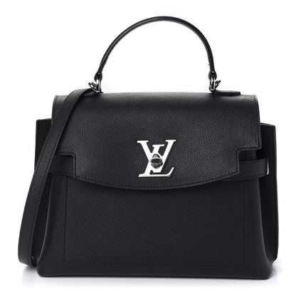 Louis Vuitton Calfskin Lockme Ever BB Black 1 of 12