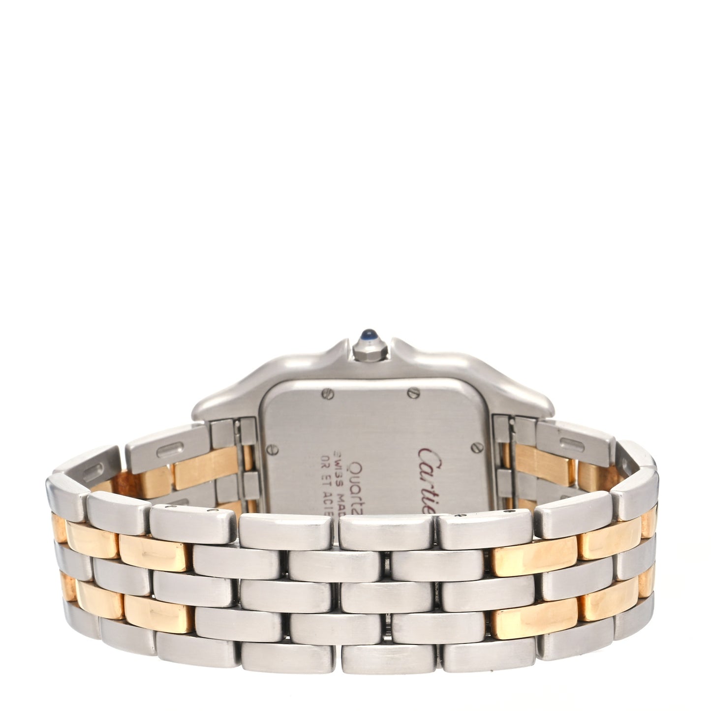 Stainless Steel 18K Yellow Gold 29mm Panthere Quartz Watch