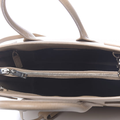Saint Laurent Grained Calfskin Small Sac De Jour Dark Beige 5 of 11