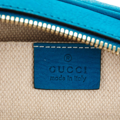 Gucci Vitello Range Small Soho Disco Bag Deep Cobalt 6 of 7
