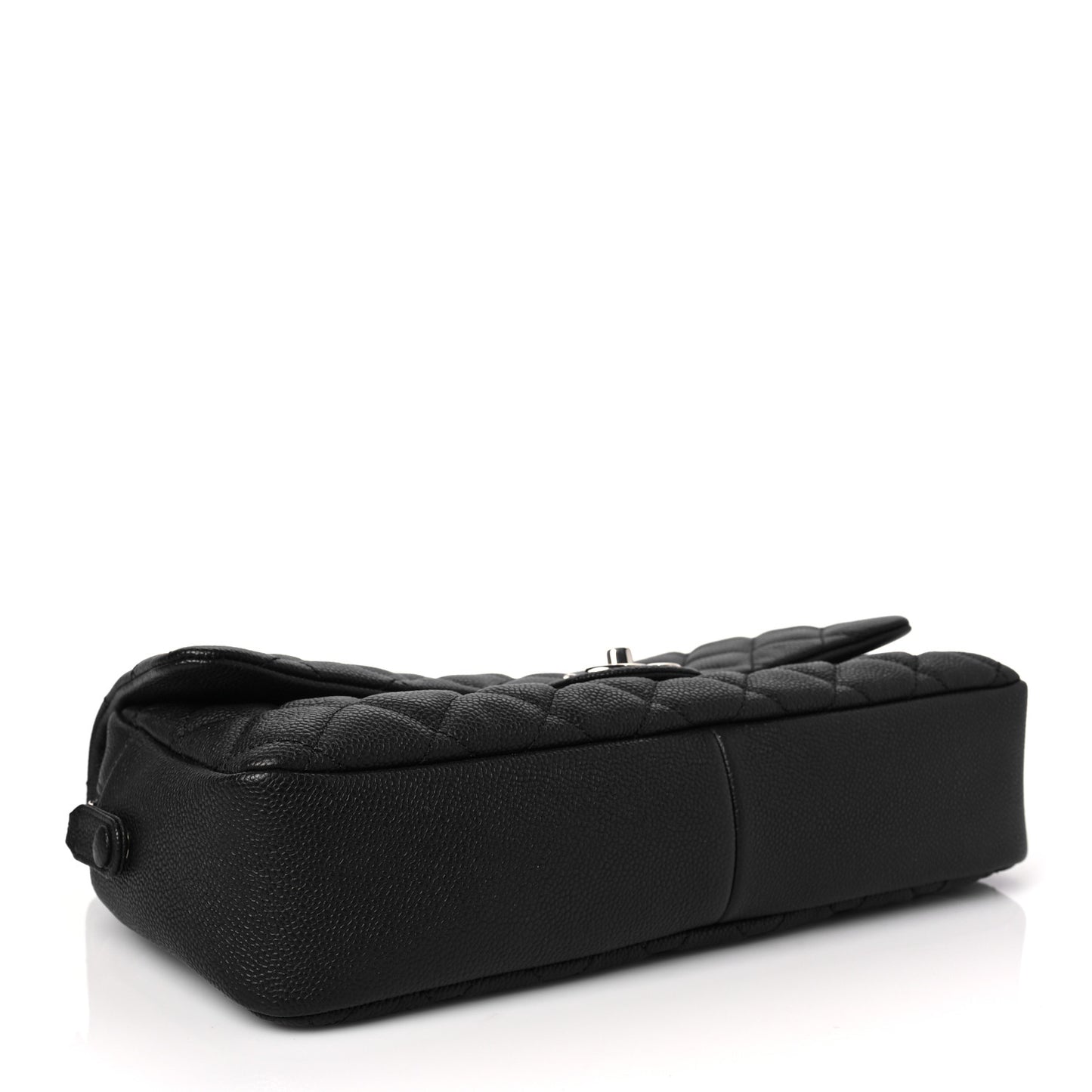 Caviar Quilted Jumbo Easy Flap Black