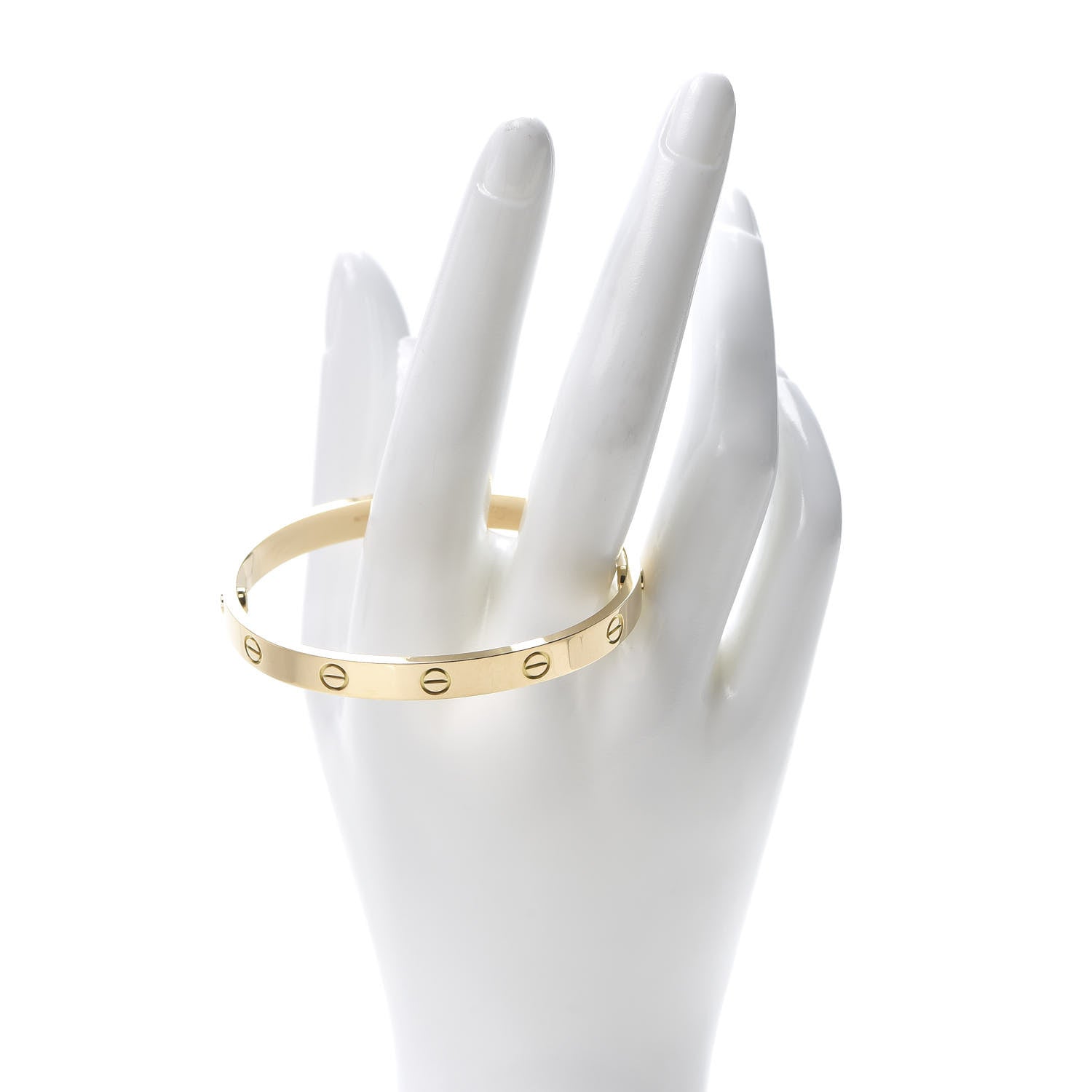 Cartier 18K Yellow Gold LOVE Bracelet 17 2 of 7