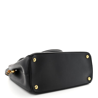Prada Saffiano Medium Galleria Double Zip Tote Black 4 of 9