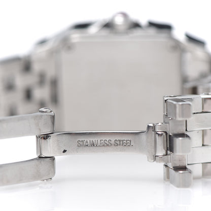Cartier Stainless Steel Pink Mother of Pearl 20mm Santos Demoiselle Quartz Watch 8 of 8
