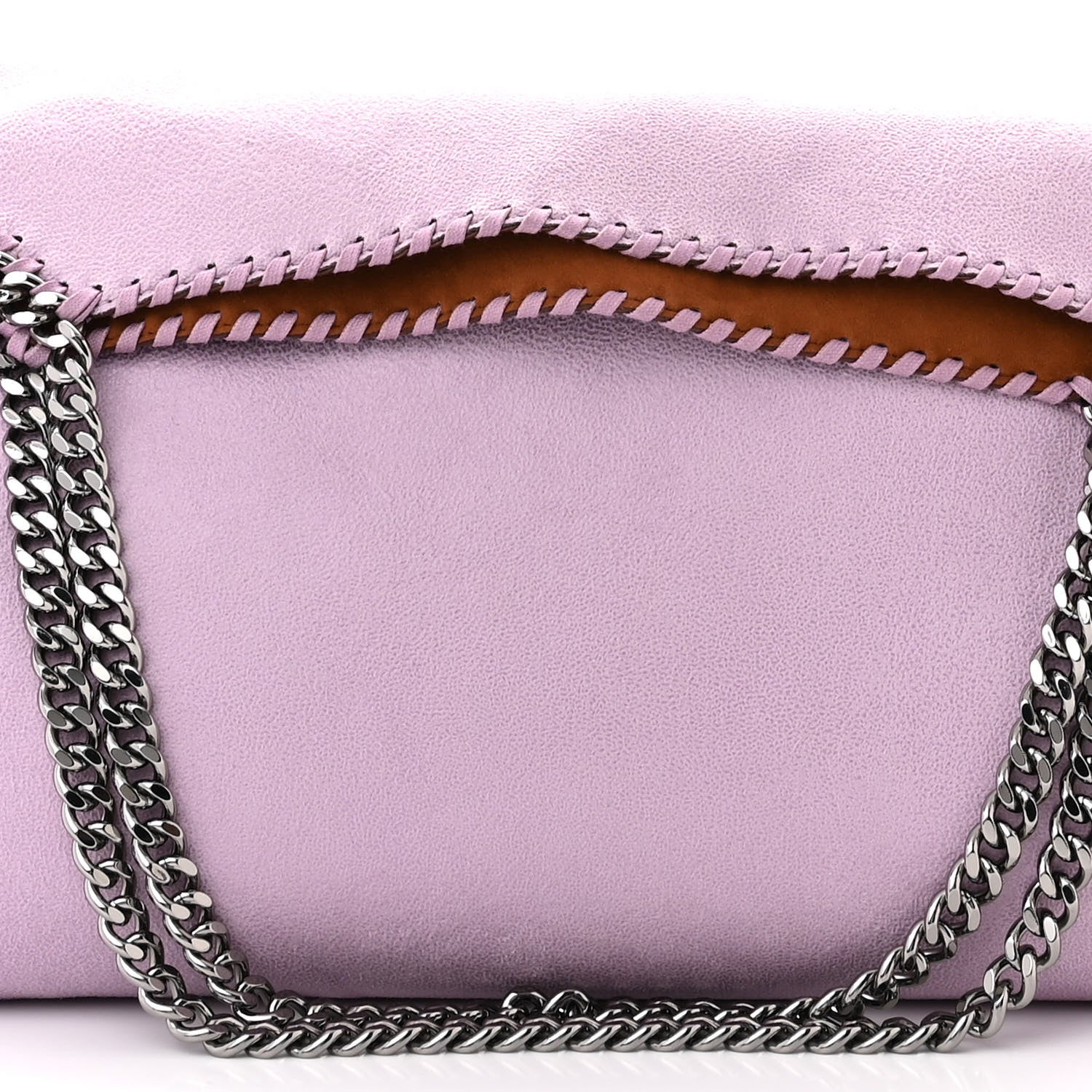 Stella McCartney Shaggy Deer Falabella Reversible Tote Lilac Brown 12 of 16