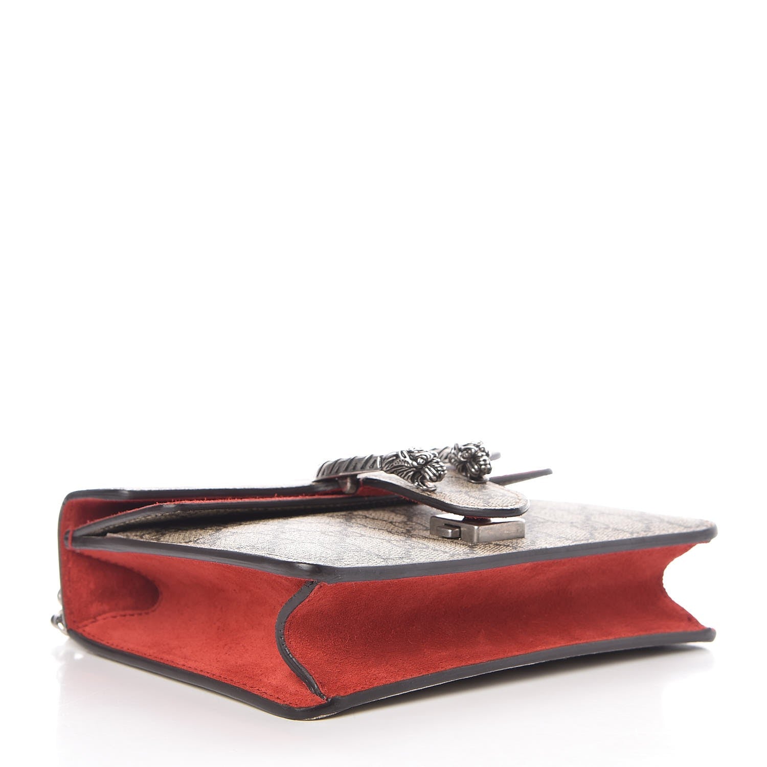 Gucci GG Supreme Monogram Mini Dionysus Shoulder Bag Hibiscus Red 4 of 7