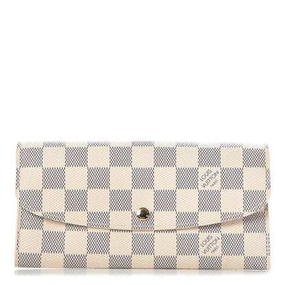 Louis Vuitton Damier Azur Emilie Wallet 1 of 7