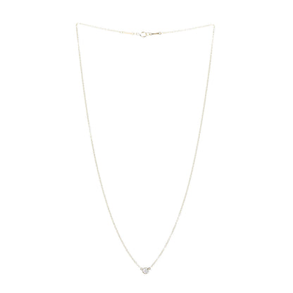 Tiffany 18K Yellow Gold Diamond .12ct Elsa Peretti Diamonds by the Yard Pendant Necklace 3 of 5