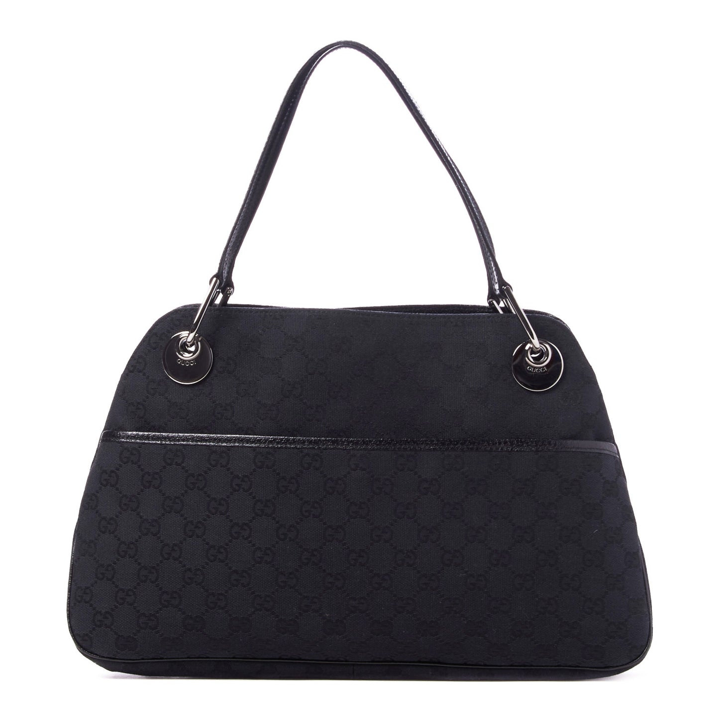 Monogram Medium Eclipse Shoulder Bag Black