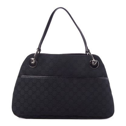 Gucci Monogram Medium Eclipse Shoulder Bag Black 1 of 8